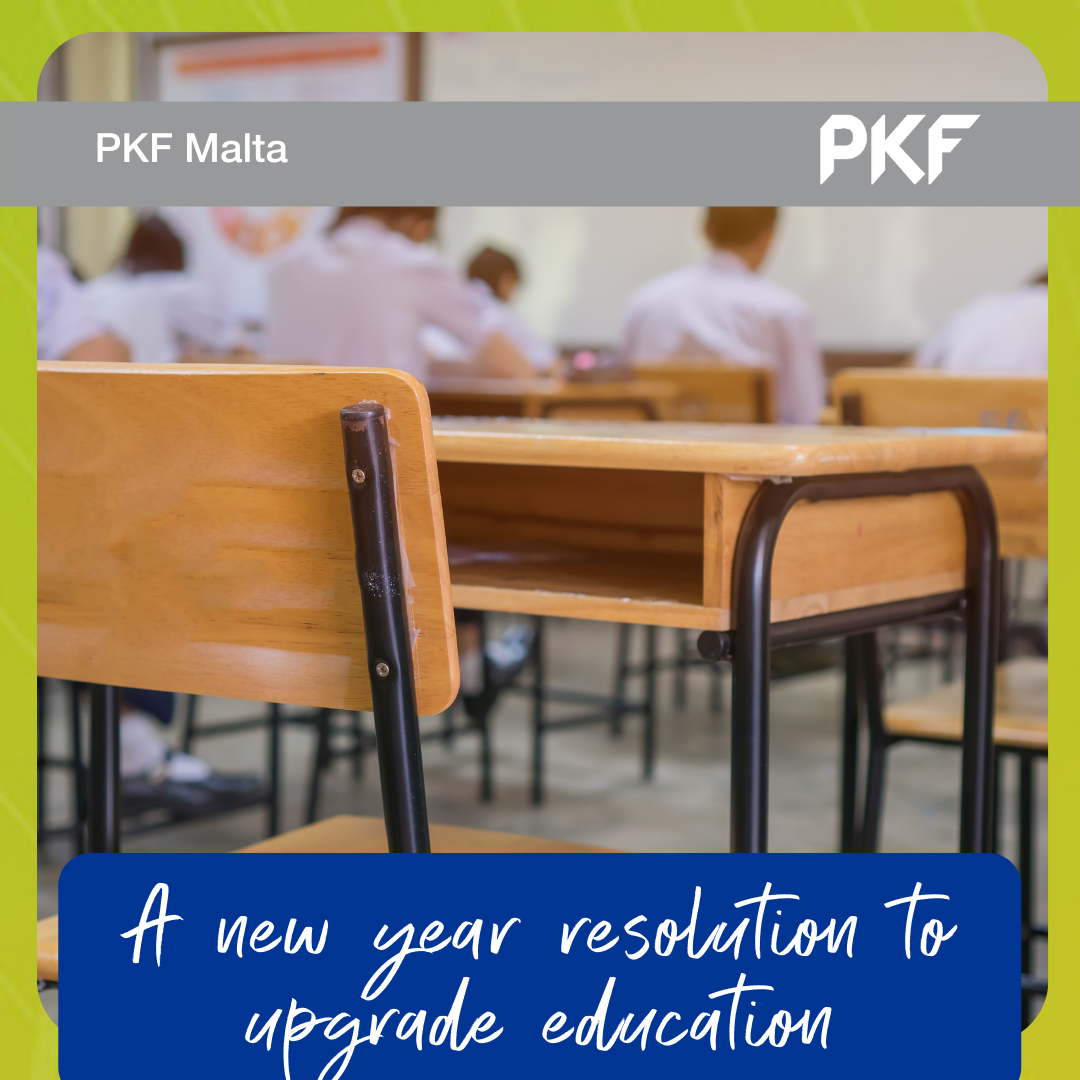 A new year resolution to upgrade education