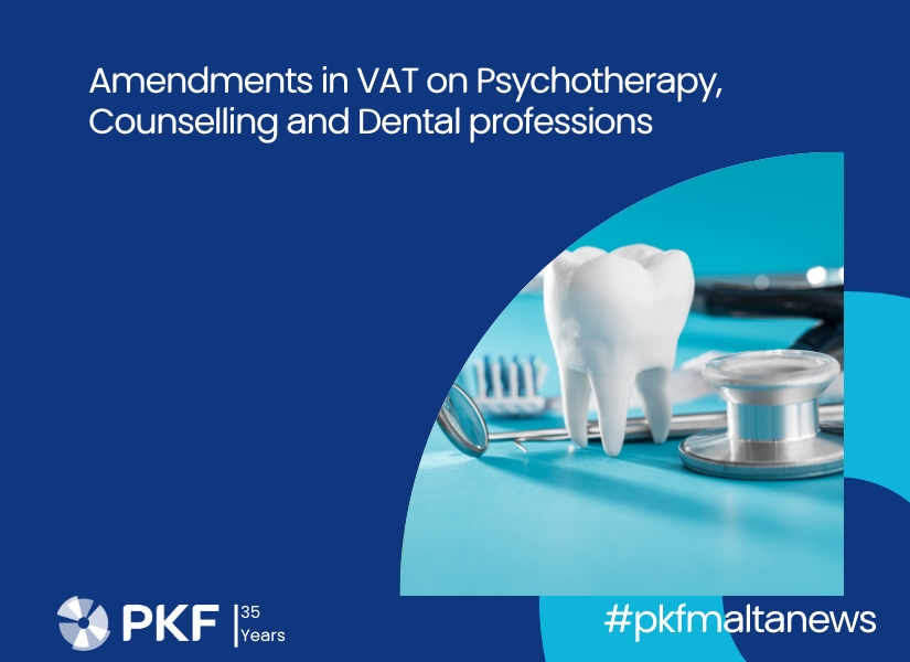 Amendments in VAT on Psychotherapy, Counselling and Dental professions