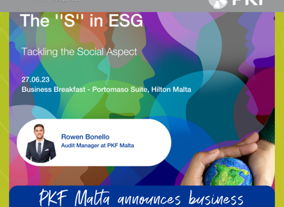 PKF Malta announces business conference, focusing on the ‘S’ in ESG